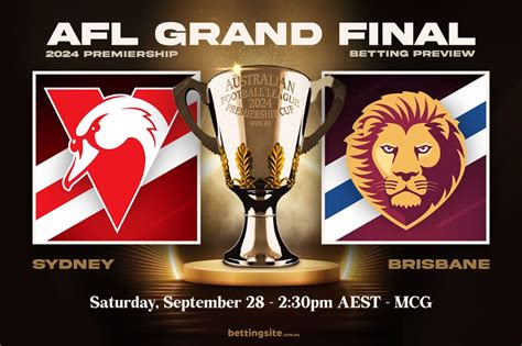 betting odds for afl grand final